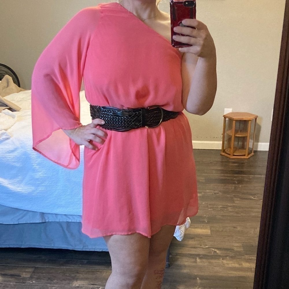 𝅺boutique Off Shoulder Dress